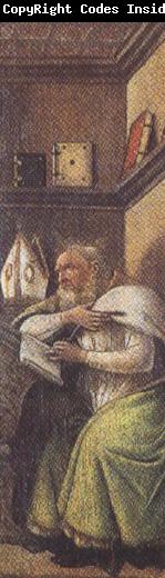 Sandro Botticelli Transfiguration,wtih St jerome and St Augustine (mk36)
